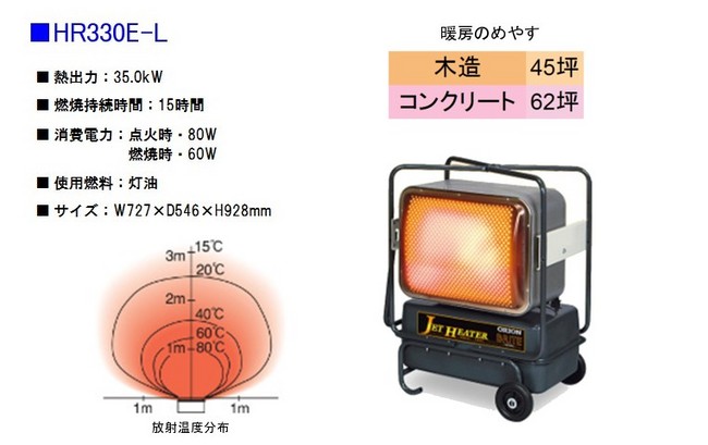 その他機械_業務用ヒーター_HRS330E-L_暖房_コンクリート養生_イベント