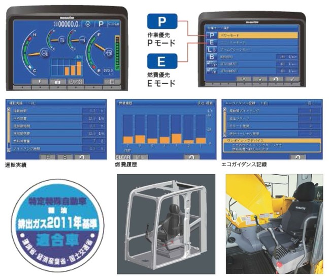 掘削機・アタッチメント_ハイブリッド大型バックホー（0.7㎥～）_HB205-2