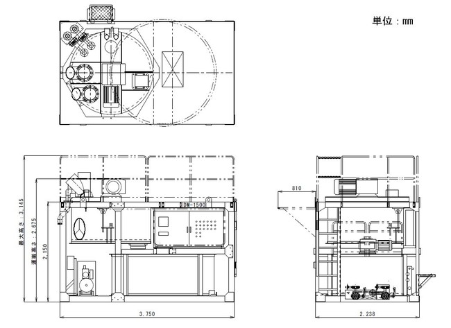 地盤改良機器_ミキシングプラント_DM1500