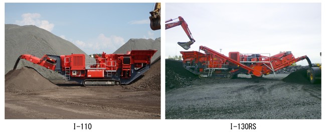 TEREX FINLAY ｲﾝﾊﾟｸﾄｸﾗｯｼｬ/I-100／I-110／I-130RS_破砕機_再資源化_造成