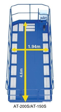 高所作業車 トラック式 デッキタイプ At 120sr At 150s At 200s のレンタル 高所作業車 建設機械レンタルのイマギイレ