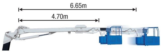 高所作業車_25.5ｍバケット伸縮折曲型_AT-255CG