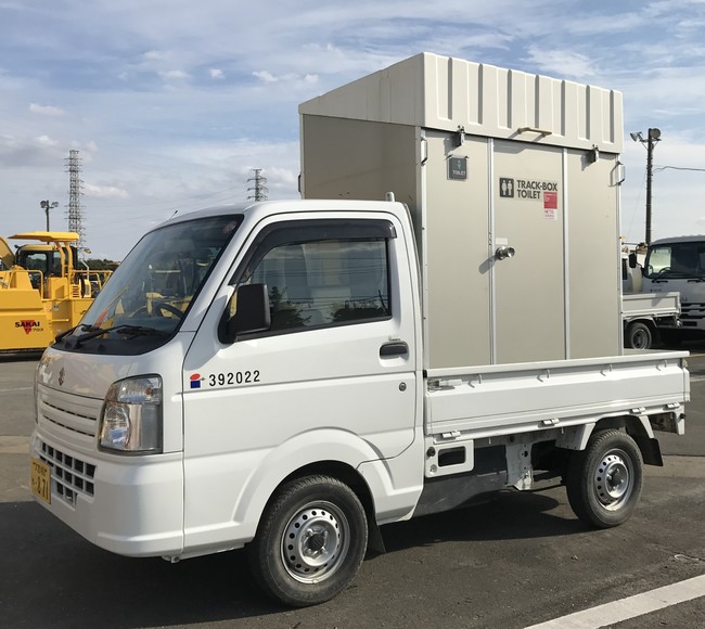 ハウス・トイレ・備品_軽トラック積載対応型屋外可搬式トイレユニット 快適トイレ仕様_TU-CTLF4