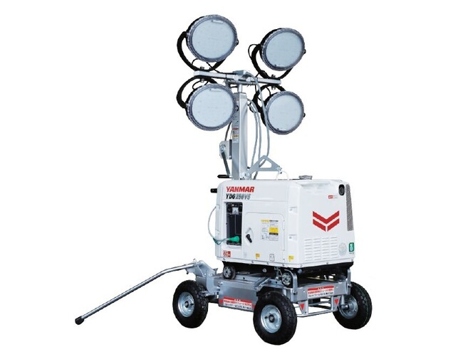 投光機 4灯式 LED 建設機械レンタルのイマギイレ